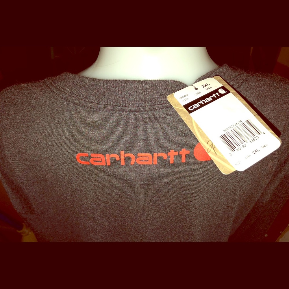 NWT long Sleeve Carhartt Tee 2XL Tall